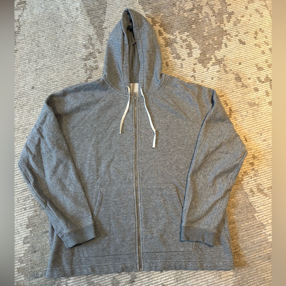 XL Vince hooded zippy sweatshirt